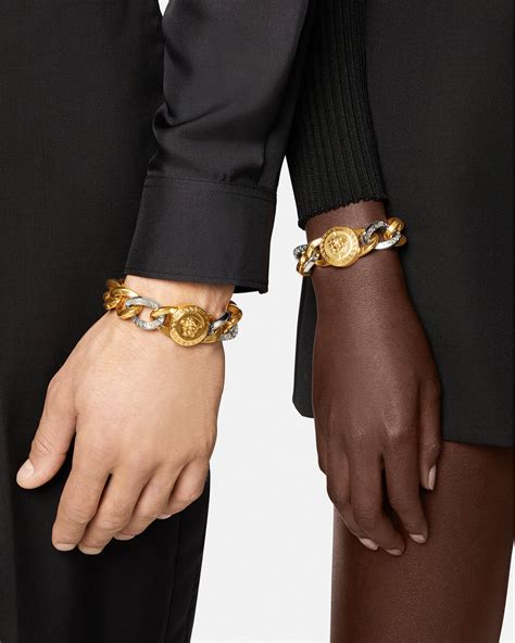 versace ladies bracelet|versace medusa bracelet.